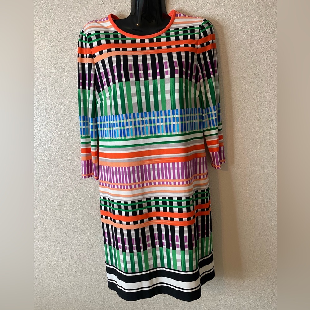 Eliza J size 4 Colorful Retro Dress
